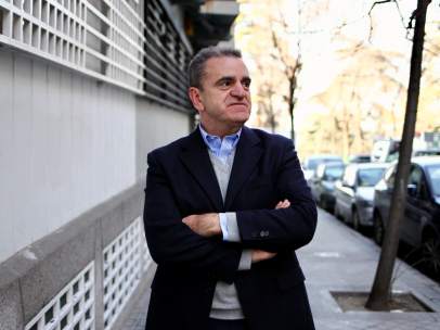 José Manuel Franco, en la sede del PSOE M.