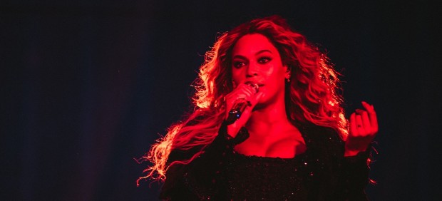 Beyoncé durante un concierto