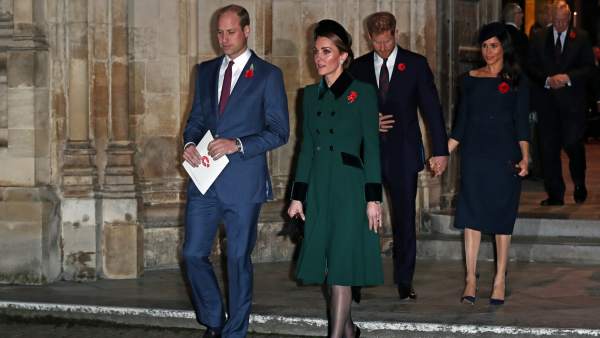 Los duques de Cambridge y Sussex Los duques de Cambridge y Sussex