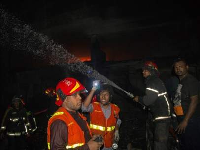 Incendio en Daca, Bangladesh
