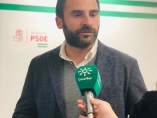 El candidato del PSOE a la Alcaldía de Málaga, Daniel Pérez