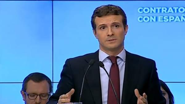 Pablo Casado interviene ante la Junta Directiva Nacional del PP Pablo Casado interviene ante la Junta Directiva Nacional del PP