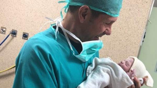 Simeone y su hija Valentina. Simeone y su hija Valentina.