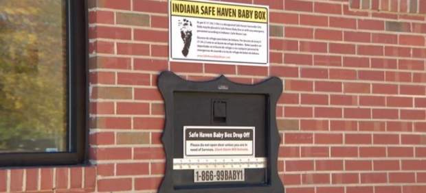Buzón para depositar bebés en Indiana