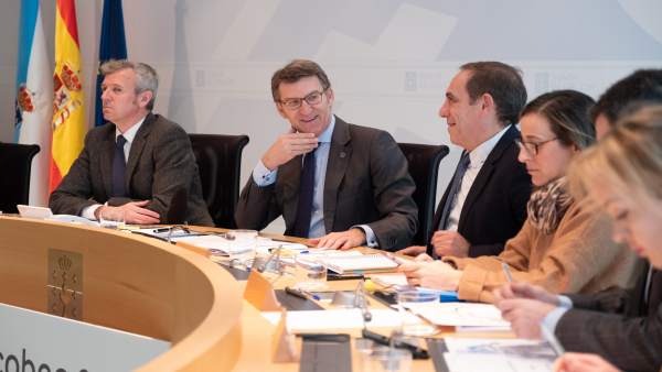 Alberto Núñez Feijóo en el Consello de la Xunta Alberto Núñez Feijóo en el Consello de la Xunta