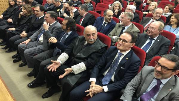Pedro Rivera, Francisco Martínez Escribano y José Luis Díaz Manzanera en la reno Pedro Rivera, Francisco Martínez Escribano y José Luis Díaz Manzanera en la reno