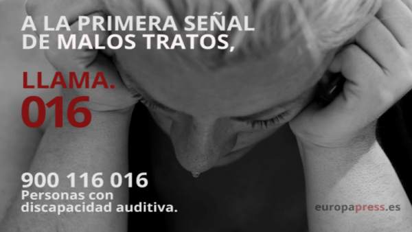 Violencia de género, teléfono 016 Violencia de género, teléfono 016