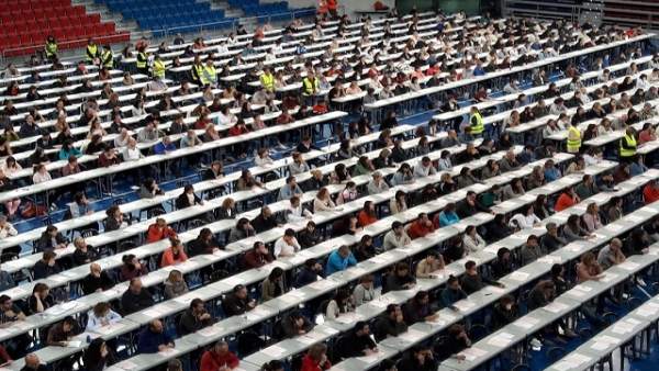 Más de 500 personas se presentan este sábado en Vitoria al segundo ejercicio de Más de 500 personas se presentan este sábado en Vitoria al segundo ejercicio de