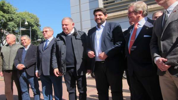López Miras, durante el acto López Miras, durante el acto