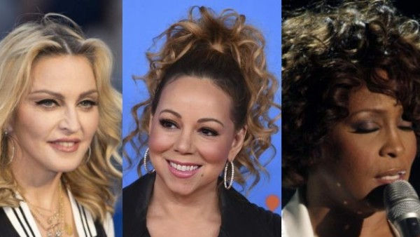 Madonna, Mariah Carey y Whitney Houston Madonna, Mariah Carey y Whitney Houston