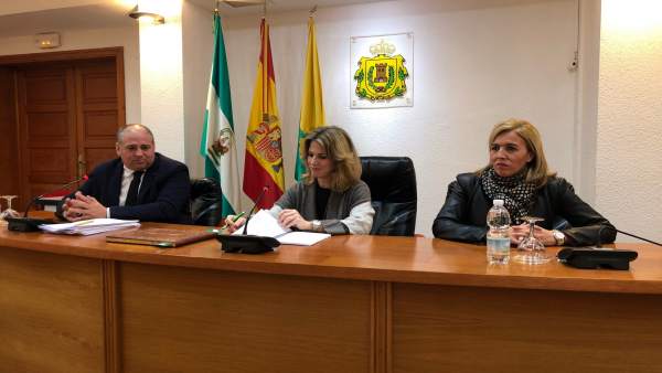 Ana Mestre visita el Ayuntamiento de Los Barrios Ana Mestre visita el Ayuntamiento de Los Barrios