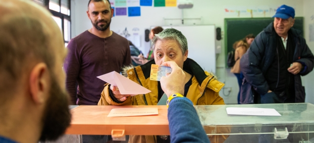 Con discapacidad y votando