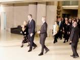 Felipe VI llega a la recepción
