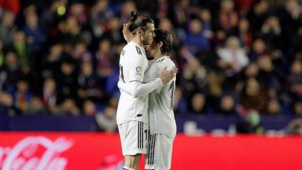 Gareth Bale y Luka Modric. Gareth Bale y Luka Modric.