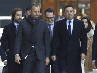 Josep Maria Bartomeu y Sandro Rosell