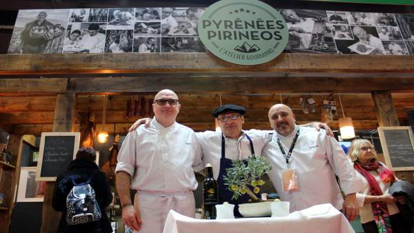 Productos y cocineros aragoneses participan por primera vez en el Salón Internac Productos y cocineros aragoneses participan por primera vez en el Salón Internac