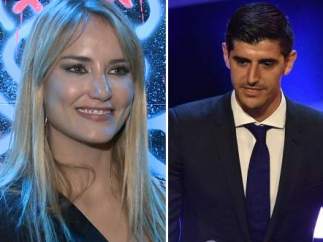 Alba Carrillo y Thibaut Courtois