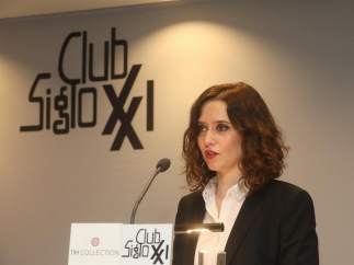 La portavoz del PP, Isabel Díaz Díaz Ayuso.