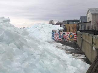 Tsunami de hielo en Canadá