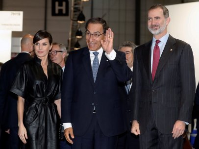 Junto al presidente de Perú