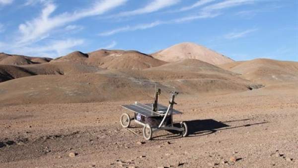 Una misión de la NASA en el desierto de Atacama. Una misión de la NASA en el desierto de Atacama.