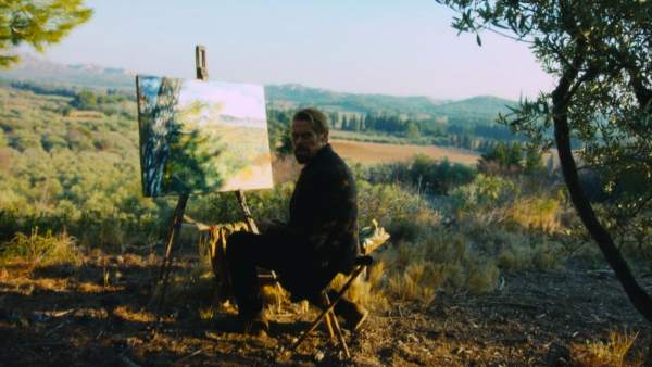 Willem Dafoe recrea a un Van Gogh obsesionado con la eternidad. Willem Dafoe recrea a un Van Gogh obsesionado con la eternidad.