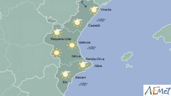 Predicción de este viernes Predicción de este viernes