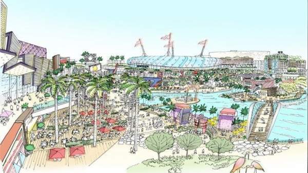 Intu costa del sol maqueta dibujo proyecto torremolinos ocio Intu costa del sol maqueta dibujo proyecto torremolinos ocio