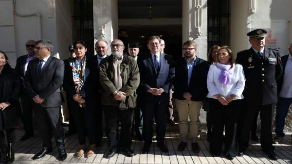 Concentración de repulsa en Alicante por el crimen de Planes Concentración de repulsa en Alicante por el crimen de Planes