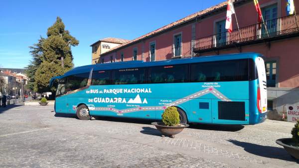 El bús que llegará al Parque Nacional de Guadarrama El bús que llegará al Parque Nacional de Guadarrama