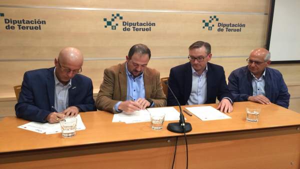 Diputación de Teruel y Comarca del Bajo Aragón suscriben un acuerdo para el mant Diputación de Teruel y Comarca del Bajo Aragón suscriben un acuerdo para el mant