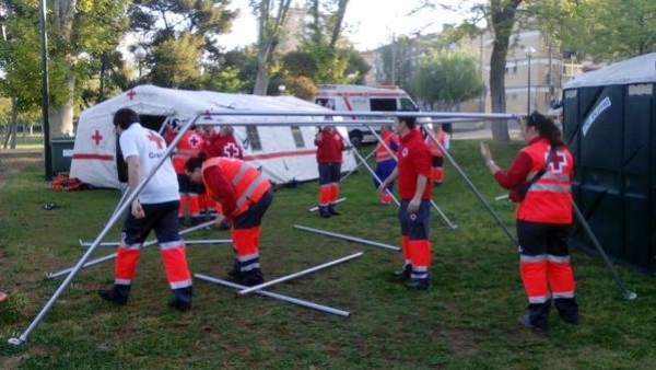 Más de 50 voluntarios de Cruz Roja colaborarán en la Cincomarzada en el parque T Más de 50 voluntarios de Cruz Roja colaborarán en la Cincomarzada en el parque T