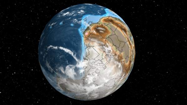 Imagen del mapa interactivo de la herramienta 'Ancient Earth'. Imagen del mapa interactivo de la herramienta 'Ancient Earth'.