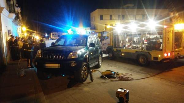 Bomberos intervienen en el rescate de un varón en Arcos Bomberos intervienen en el rescate de un varón en Arcos