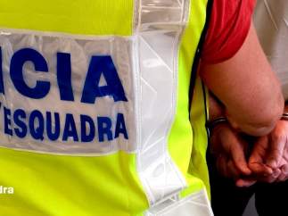 Una detención de los Mossos d'Esquadra.