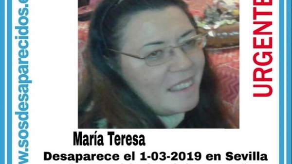 Sevilla.- Sucesos.- Denuncian la desaparición de una mujer de 49 años Sevilla.- Sucesos.- Denuncian la desaparición de una mujer de 49 años