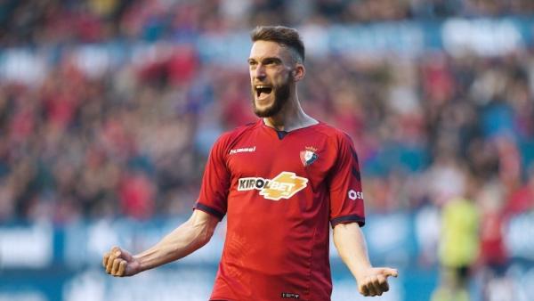 Roberto Torres celebra un gol con Osasuna Roberto Torres celebra un gol con Osasuna