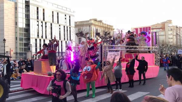 Una parte del desfile de Carnaval 2019, en Logroño Una parte del desfile de Carnaval 2019, en Logroño