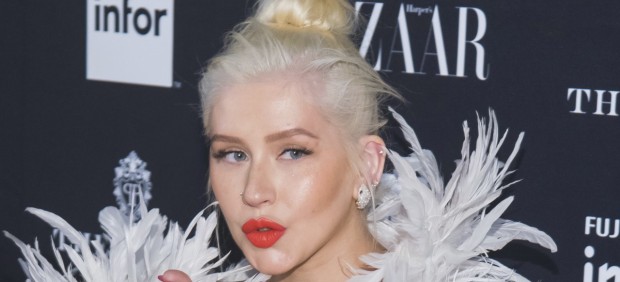 Christina Aguilera en la alfombra roja