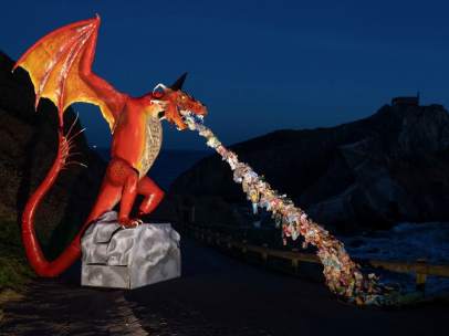 El dragón gigante de Greenpeace