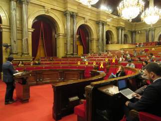 Pleno del Parlament.