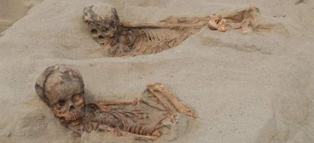 Sacrificio humano del s. XV en Perú