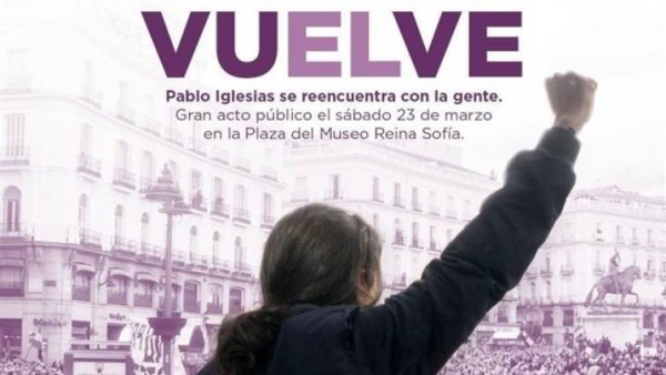 Cartel vuelve de Iglesias Cartel vuelve de Iglesias
