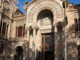 Fachada del Palau de Justícia, sede del TSJC y de la Audiencia de Barcelona.