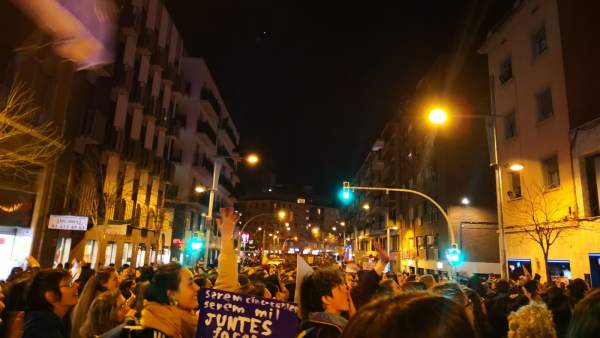 Manifestación feminista en Barcelona Manifestación feminista en Barcelona