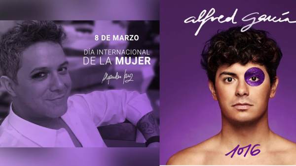 Alejando Sanz y Alfred García son criticados en Twitter por el 8-M Alejando Sanz y Alfred García son criticados en Twitter por el 8-M