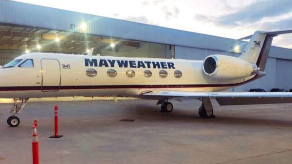 El avión privado y personalizado de Floyd Mayweather El avión privado y personalizado de Floyd Mayweather