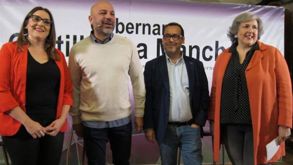 Molina y Crespo en la presentación de su confluencia Molina y Crespo en la presentación de su confluencia