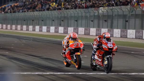 Márquez y Dovizioso Márquez y Dovizioso