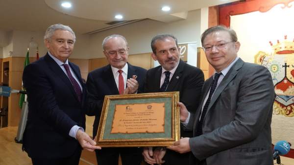Málaga.- El magistrado Francisco Javier Orduña, premio 'Jurista del año' del Col Málaga.- El magistrado Francisco Javier Orduña, premio 'Jurista del año' del Col